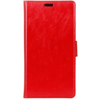 LG X Power (K220) atvēramais sarkans  maciņš (maks) / Vacins.lv