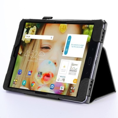 Asus ZenPad 3S 10 (Z500M) atvēramais melns maciņš / Vacins.lv