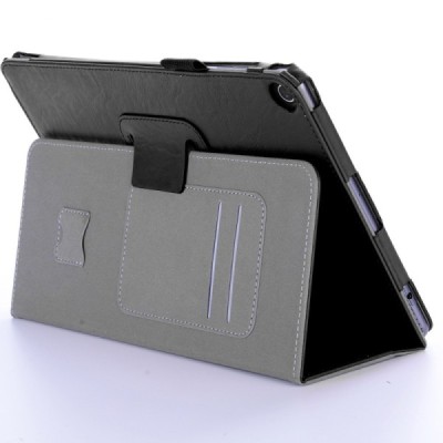 Asus ZenPad 3S 10 (Z500M) atvēramais melns maciņš / Vacins.lv