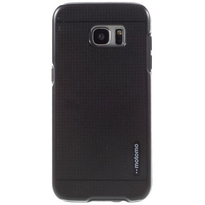 Samsung Galaxy S7 edge G935 „Motomo“ pastiprinātas aizsardzības melns apvalks / Vacins.lv