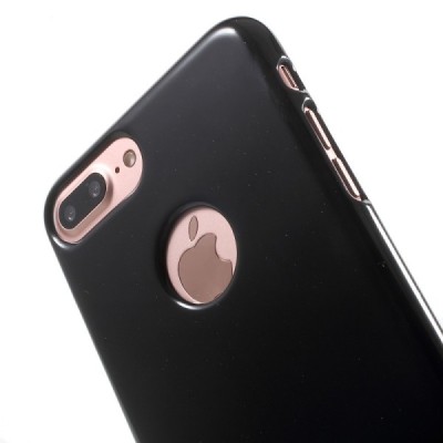 Apple iPhone 7 Plus (iPhone 8 Plus) Mercury melns cieta silikona (TPU) apvalks / vacins.lv