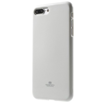 Apple iPhone 7 Plus (iPhone 8 Plus) Mercury baltas kieto silikono TPU dėklas - nugarėlė / Priedai.lt