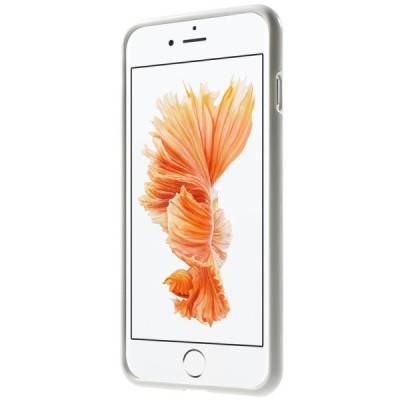 Apple iPhone 7 Plus (iPhone 8 Plus) Mercury baltas kieto silikono TPU dėklas - nugarėlė / Priedai.lt