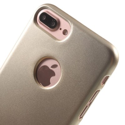 Apple iPhone 7 Plus (iPhone 8 Plus) Mercury zelts cieta silikona (TPU) apvalks / vacins.lv
