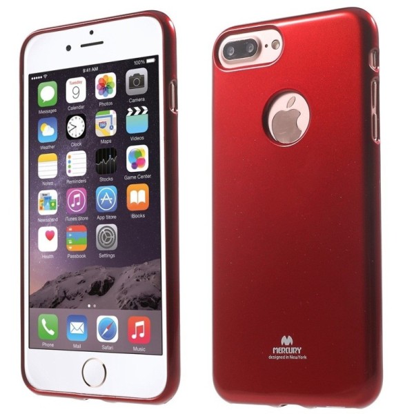 „Mercury“ apvalks - sarkans (iPhone 7 Plus / 8 Plus)