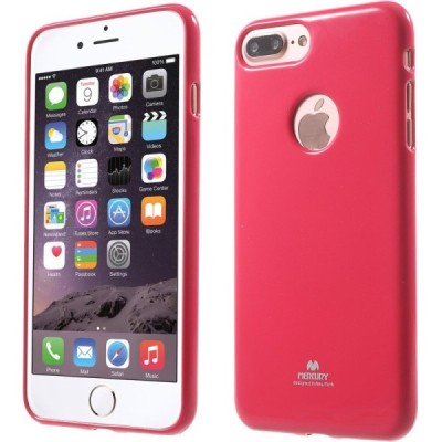 Apple iPhone 7 Plus (iPhone 8 Plus) Mercury tamsiai rožinis kieto silikono TPU dėklas - nugarėlė / Priedai.lt