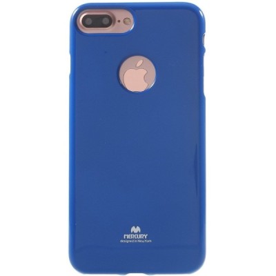 Apple iPhone 7 Plus (iPhone 8 Plus) Mercury tamsiai mėlynas kieto silikono TPU dėklas - nugarėlė / Priedai.lt
