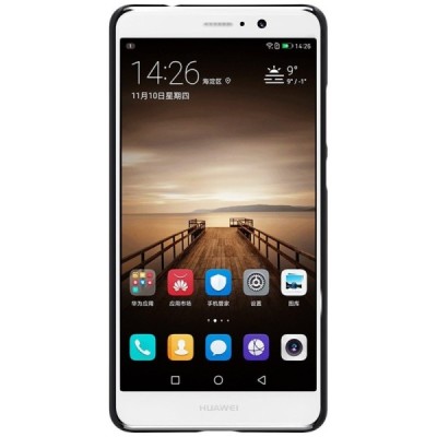 Huawei Mate 9 Nillkin Frosted Shield melns plastmasas apvalks / vacins.lv