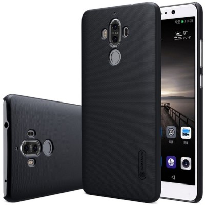 Huawei Mate 9 Nillkin Frosted Shield melns plastmasas apvalks / vacins.lv