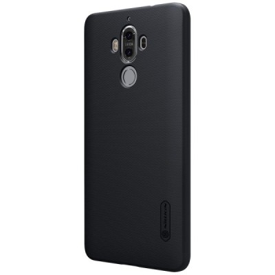 Huawei Mate 9 Nillkin Frosted Shield melns plastmasas apvalks / vacins.lv