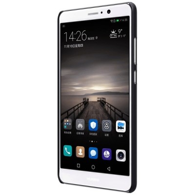 Huawei Mate 9 Nillkin Frosted Shield melns plastmasas apvalks / vacins.lv