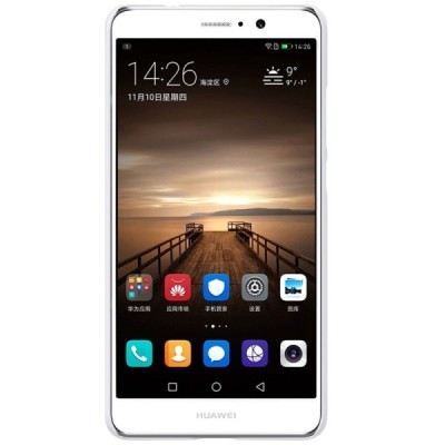 Huawei Mate 9 Nillkin Frosted Shield balts plastmasas apvalks + ekrāna aizsargplēve / Vacins.lv