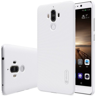 Huawei Mate 9 Nillkin Frosted Shield balts plastmasas apvalks + ekrāna aizsargplēve / Vacins.lv