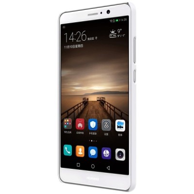 Huawei Mate 9 Nillkin Frosted Shield balts plastmasas apvalks + ekrāna aizsargplēve / Vacins.lv