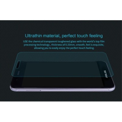 Zenfone 3 Max „Nillkin“ H Tempered Glass sustiprintos apsaugos apsauginis ekrano stiklas 0,33 mm / Priedai.lt