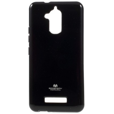 Asus Zenfone 3 Max (ZC520TL) Mercury melns cieta silikona (TPU) futrālis / Vacins.lv