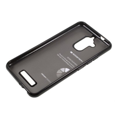 Asus Zenfone 3 Max (ZC520TL) Mercury melns cieta silikona (TPU) futrālis / Vacins.lv