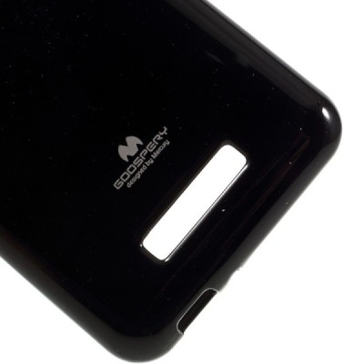 Asus Zenfone 3 Max (ZC520TL) Mercury melns cieta silikona (TPU) futrālis / Vacins.lv