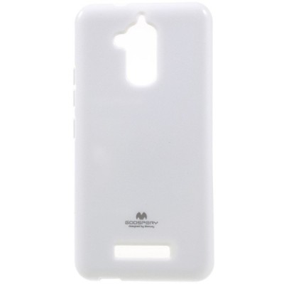 Asus Zenfone 3 Max (ZC520TL) Mercury balts cieta silikona (TPU) futrālis / Vacins.lv