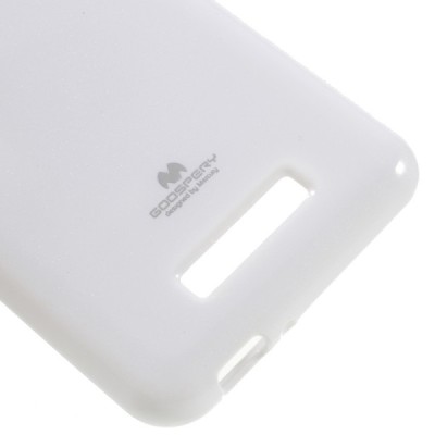 Asus Zenfone 3 Max (ZC520TL) baltas Mercury kieto silikono (TPU) dėklas / Priedai.lt