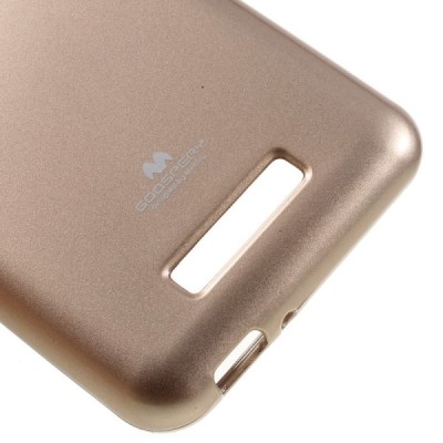 Asus Zenfone 3 Max (ZC520TL) auksinis Mercury kieto silikono (TPU) dėklas / Priedai.lt