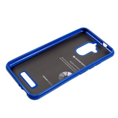 Asus Zenfone 3 Max (ZC520TL) Mercury tumši zils cieta silikona (TPU) futrālis / Vacins.lv