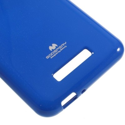 Asus Zenfone 3 Max (ZC520TL) Mercury tumši zils cieta silikona (TPU) futrālis / Vacins.lv