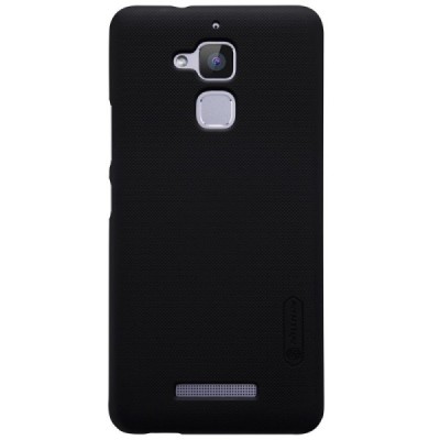 Asus Zenfone 3 Max (ZC520TL) Nillkin Frosted Shield melns plastmasas apvalks + ekrāna aizsargplēve / Vacins.lv