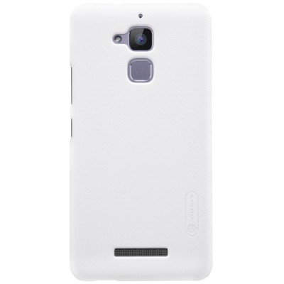 Asus Zenfone 3 Max (ZC520TL) Nillkin Frosted Shield balts plastmasas apvalks + ekrāna aizsargplēve / Vacins.lv