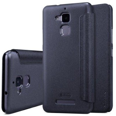 Asus Zenfone 3 Max (ZC520TL) „Nillkin“ Sparkle atvēramais pelēks maciņš / Vacins.lv