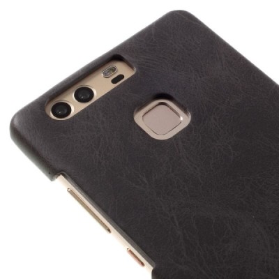 „Mofi“ Slim Leather P9 (Huawei Ascend P9) pelēks ādas apvalks / Vacins.lv