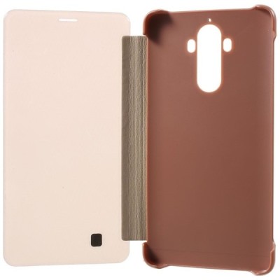 Huawei Mate 9 Smart View atverčiamas amorus auksinis dėklas - knygutė / Priedai.lt