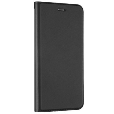 Huawei Honor 8  „Dux Ducis“ Skin sērijas melns ādas atvērams maciņš / Vacins.lv