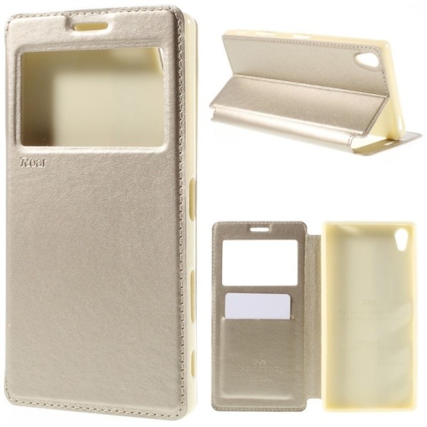 „Roar“ Noble atvēramais futrālis - zelta (Xperia Z5 Premium)