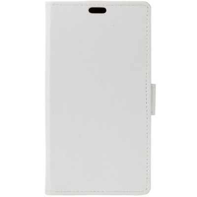 Asus Zenfone 3 Max (ZC520TL) atvēramais ādas balts maciņš (maks) / Vacins.lv