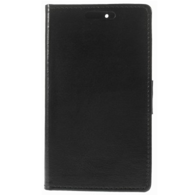 Nokia Lumia 930 atvēramais ādas melns maciņš (maks) / Vacins.lv