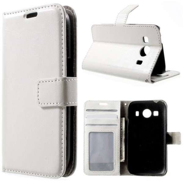 Atvēramais maciņš - balts (Galaxy Ace 4)