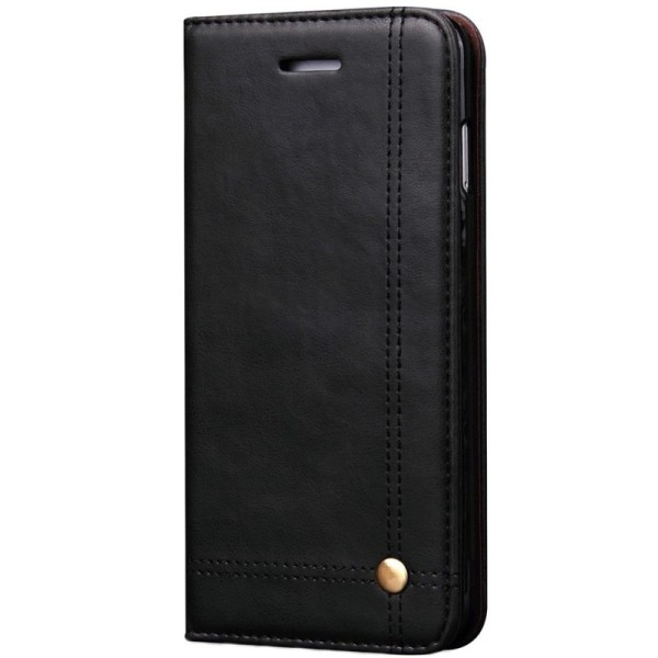 „Deluxe“ atverčiamas dėklas - juodas (iPhone 7 Plus / 8 Plus)