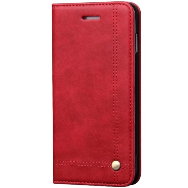 „Deluxe“ atverčiamas dėklas - raudonas (iPhone 7 Plus / 8 Plus)