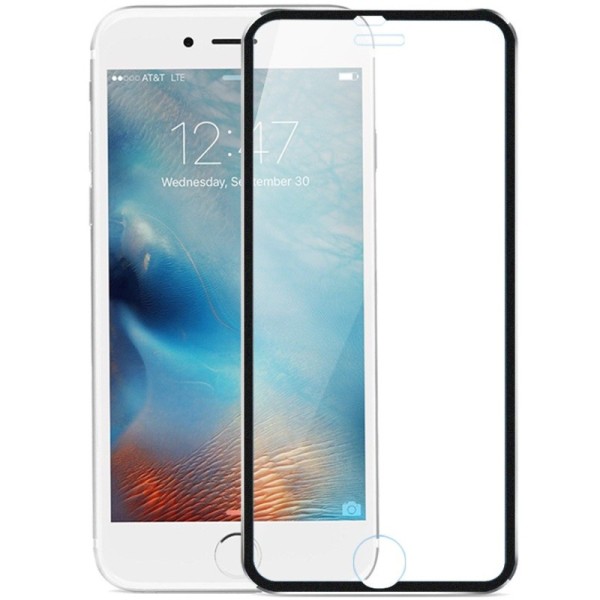 „Hat-Prince“ Tempered Glass pilnīgi aizsedzams ekrāna aizsargstikls 0.2 mm - melns (iPhone 7 Plus / 8 Plus)