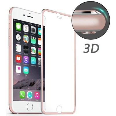 Apple iPhone 7 Plus (iPhone 8 Plus) Calans Tempered Glass rozs ekrāna aizsargstikls / Vacins.lv