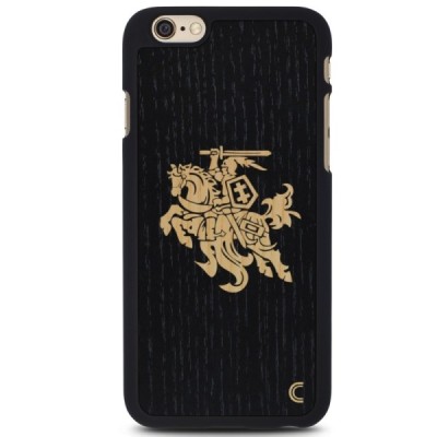 Apple iPhone 6s „Crafted Cover“  Melns Vytis dabīga koka telefona apvalks / Vacins.lv