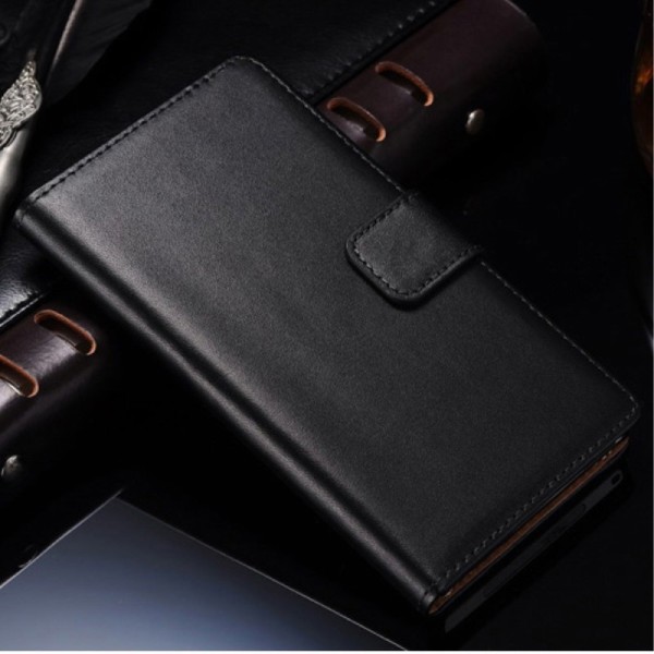 Atverčiamas dėklas, knygutė - juodas (Xperia Z1)