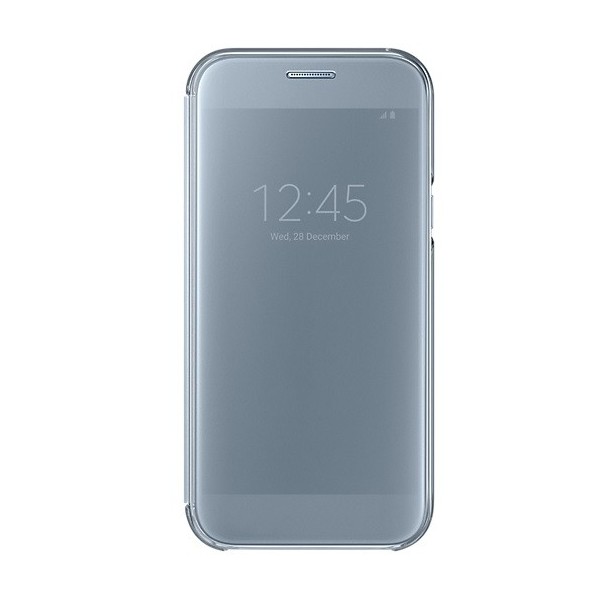„Samsung“ Clear View Cover atvērams maciņš - sudrabs (Galaxy A5 2017)