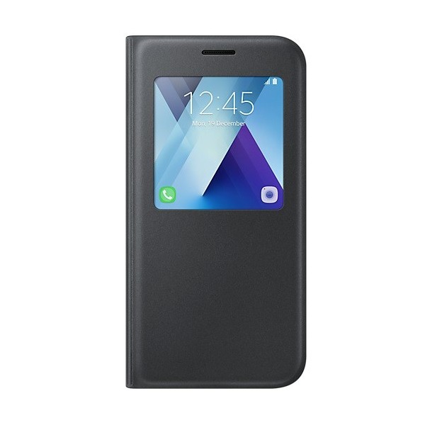 „Samsung“ S View Cover atvērams maciņš - melns (Galaxy A5 2017)