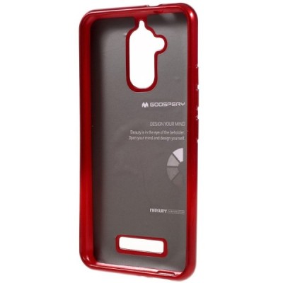 Asus Zenfone 3 Max (ZC520TL) Mercury sarkans cieta silikona (TPU) futrālis / Vacins.lv