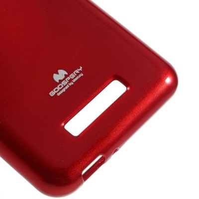 Asus Zenfone 3 Max (ZC520TL) Mercury sarkans cieta silikona (TPU) futrālis / Vacins.lv