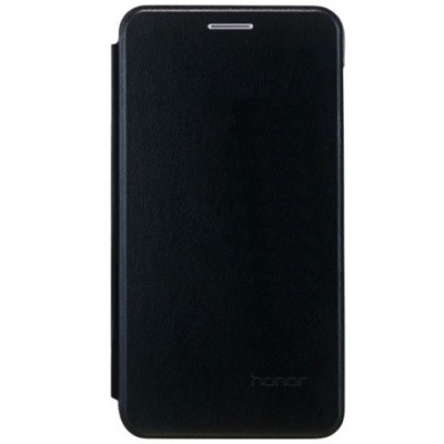 Huawei Honor 6 juodas atverčiamas dėklas - knygutė / Priedai.lt