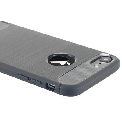 Apple iPhone 7 (iPhone 8) „IPAKY FASHION“ kieto silikono TPU tamsiai pilkas dėklas - nugarėlė / Priedai.lt