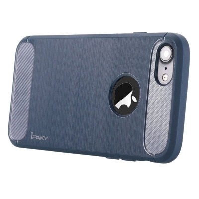 Apple iPhone 7 (iPhone 8) „IPAKY FASHION“ kieto silikono TPU tamsiai mėlynas dėklas - nugarėlė / Priedai.lt